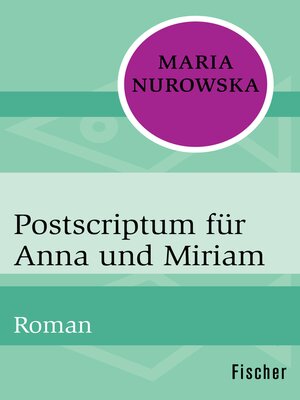cover image of Postscriptum für Anna und Miriam